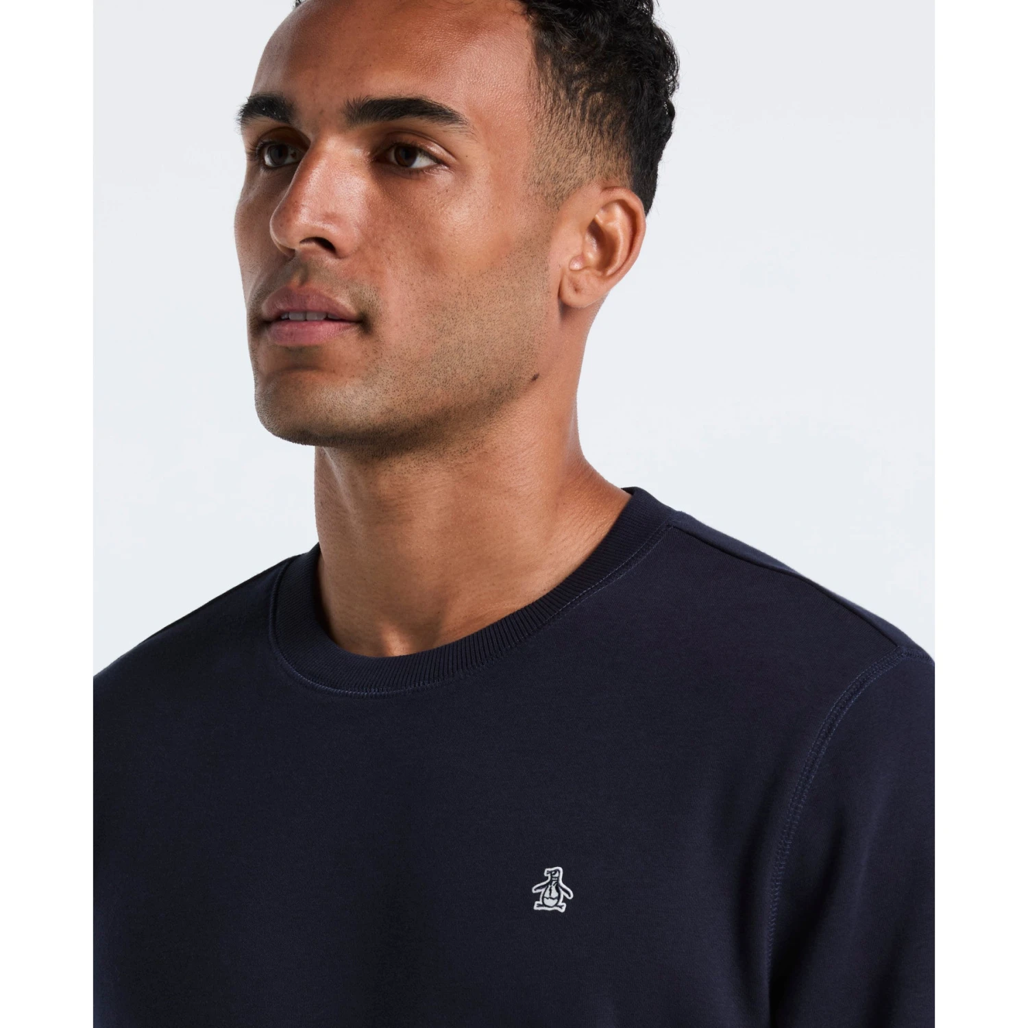 Original Penguin Sticker Pete Sweatshirt In Dark Sapphire(Sticker Pete Sweatshirt Blue Opkb0404gp 413) 3 Original Penguin Sticker Pete Sweatshirt In Dark Sapphire(Sticker Pete Sweatshirt Blue Opkb0404gp 413) - Image 3