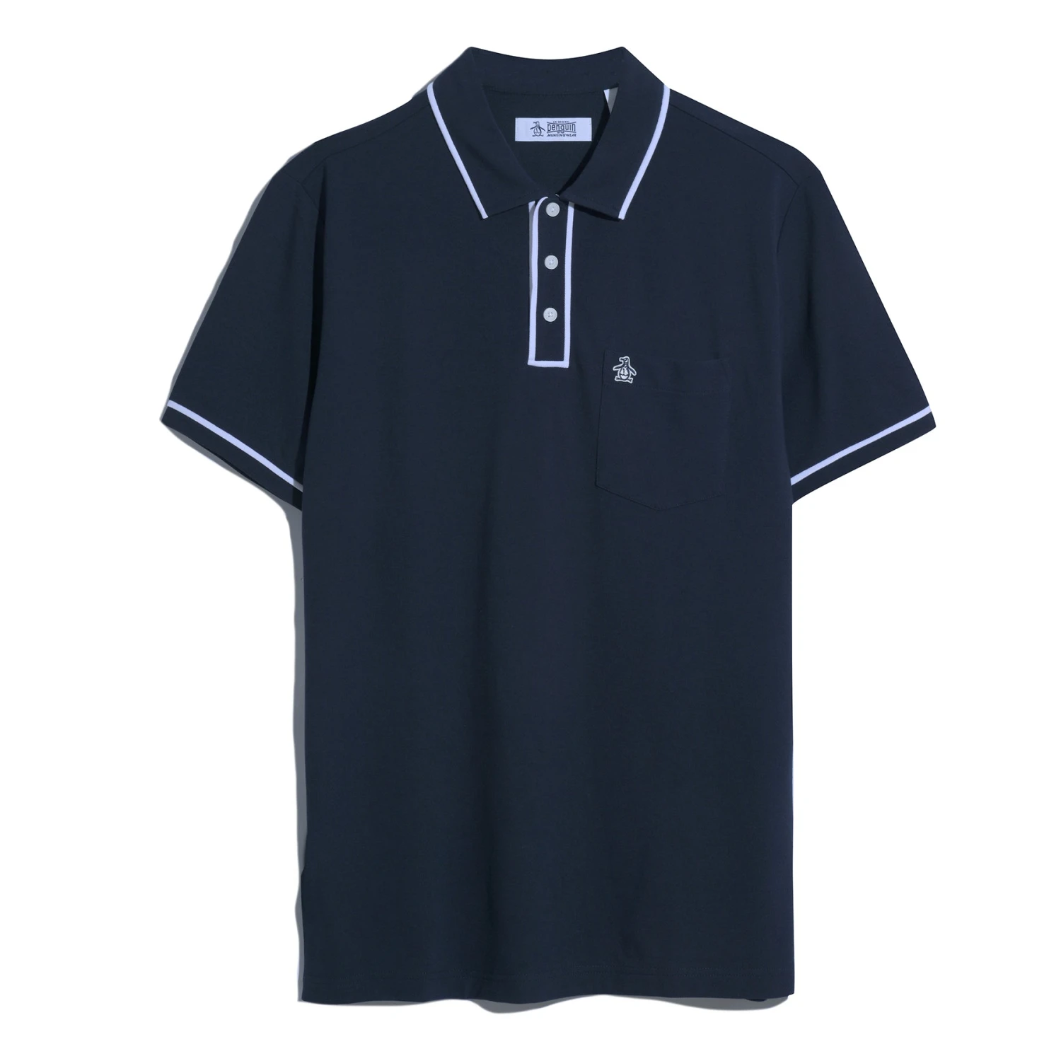 Original Penguin Earl Pique Polo Shirt In Dark Sapphire(Earl Pique Polo Blue Opkb0690gp 413) 5 Original Penguin Earl Pique Polo Shirt In Dark Sapphire(Earl Pique Polo Blue Opkb0690gp 413) - Image 5