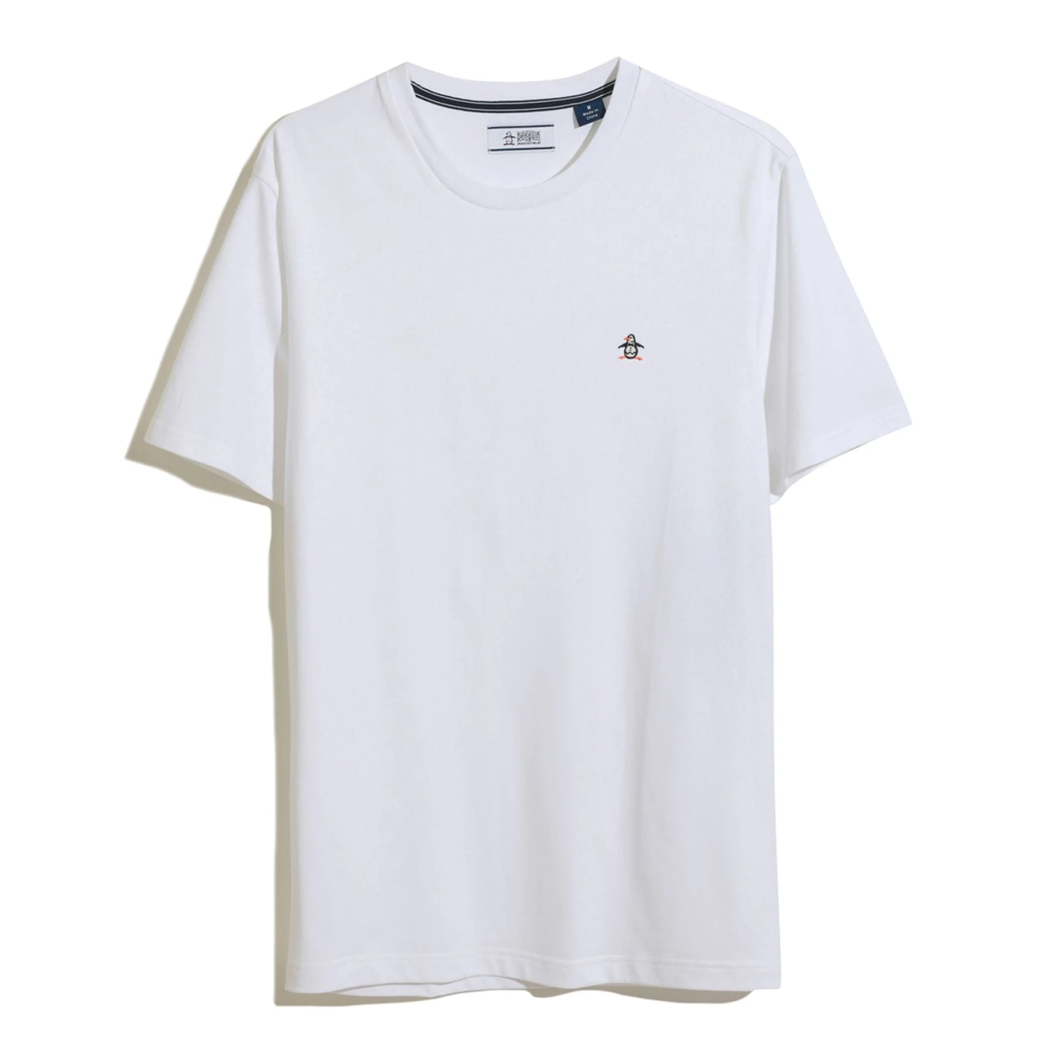 Original Penguin Icons Organic Cotton Jersey TV Pete T-Shirt In Bright White(Organic Cotton Jersey Tv Pete Tee White Opkb2011gp 118) 5 Original Penguin Icons Organic Cotton Jersey TV Pete T-Shirt In Bright White(Organic Cotton Jersey Tv Pete Tee White Opkb2011gp 118) - Image 5