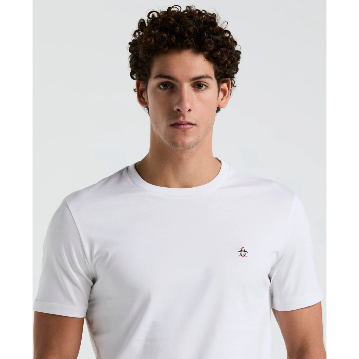 Original Penguin Icons Organic Cotton Jersey TV Pete T-Shirt In Bright White(Organic Cotton Jersey Tv Pete Tee White Opkb2011gp 118) 3 Original Penguin Icons Organic Cotton Jersey TV Pete T-Shirt In Bright White(Organic Cotton Jersey Tv Pete Tee White Opkb2011gp 118) - Image 3