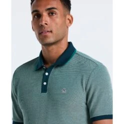 Original Penguin Tricolour Pique Polo Shirt In Reflecting Pond(Tricolour Pique Polo Shirt Blue Opkf2501gp 470) 7 Original Penguin Tricolour Pique Polo Shirt In Reflecting Pond(Tricolour Pique Polo Shirt Blue Opkf2501gp 470) -Original Penguin Outlet OPKF2501 470 alt2