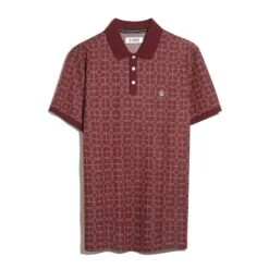 Original Penguin Geometric Jacquard Polo Shirt In Cabernet(Geometric Jacquard Polo Shirt Red Opkf2507gp 605) 9 Original Penguin Geometric Jacquard Polo Shirt In Cabernet(Geometric Jacquard Polo Shirt Red Opkf2507gp 605) -Original Penguin Outlet OPKF2507 605 39df6723 be40 4e6e 8768 190e15c577ea