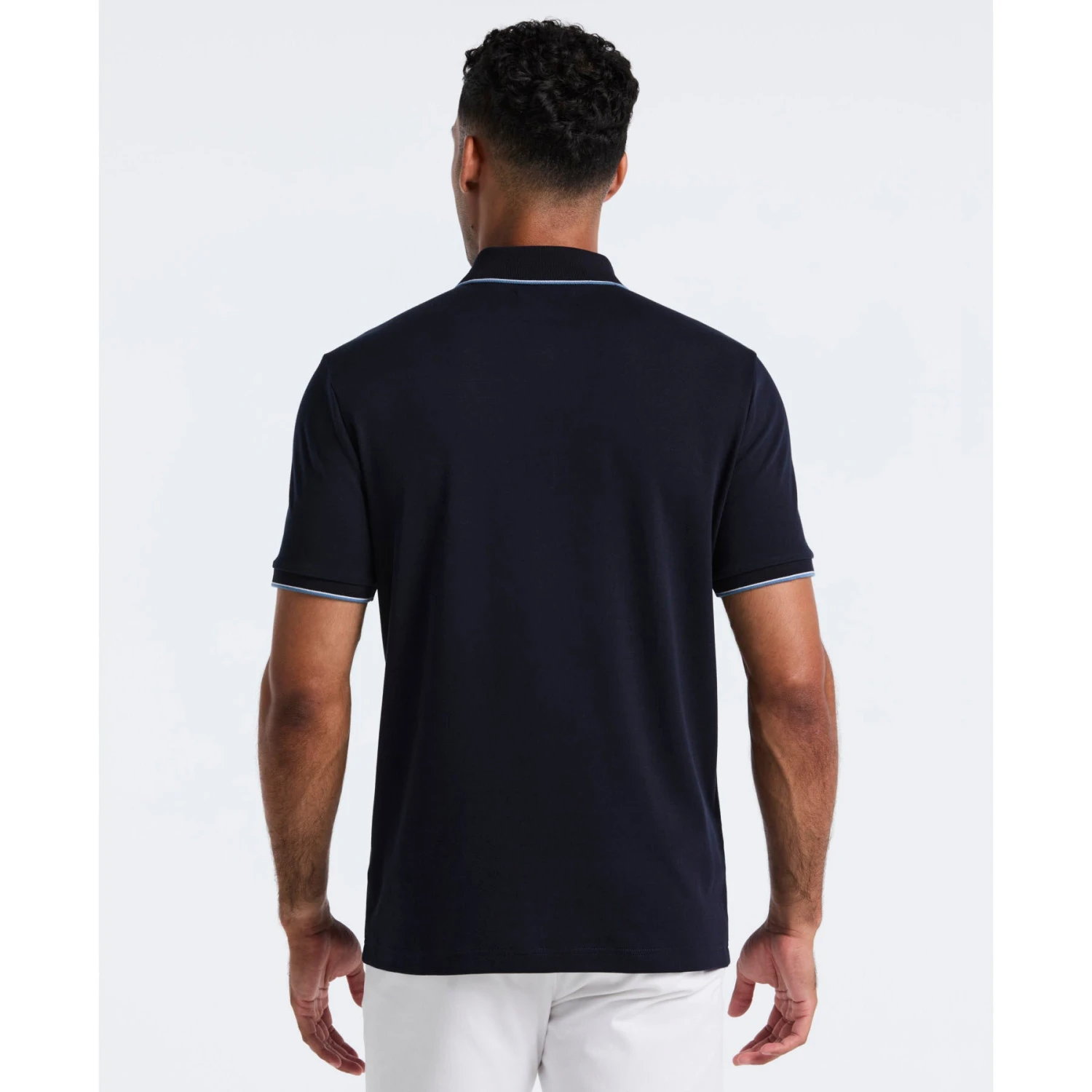 Original Penguin Interlock Vertical Stripe Polo Shirt In Dark Sapphire(Interlock Vertical Stripe Polo Shirt Blue Opkf2508gp 413) 2 Original Penguin Interlock Vertical Stripe Polo Shirt In Dark Sapphire(Interlock Vertical Stripe Polo Shirt Blue Opkf2508gp 413) - Image 2