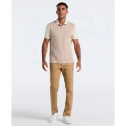 Original Penguin Martini Print Polo Shirt In Birch(Martini Print Polo Shirt Beige Opkf2512gp 252) 7 Original Penguin Martini Print Polo Shirt In Birch(Martini Print Polo Shirt Beige Opkf2512gp 252) -Original Penguin Outlet OPKF2512 252 alt3