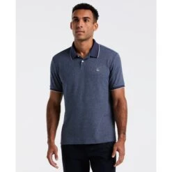 Original Penguin Honeycomb Tipped Polo Shirt In Sargasso Sea(Honeycomb Tipped Polo Shirt Blue Opkf2513gp 485)