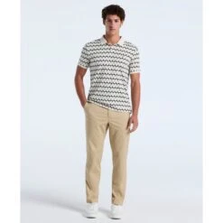 Original Penguin Flags Print Polo Shirt In Birch(Flags Print Polo Shirt Beige Opkf2520gp 252) 8 Original Penguin Flags Print Polo Shirt In Birch(Flags Print Polo Shirt Beige Opkf2520gp 252) -Original Penguin Outlet OPKF2520 252 alt3