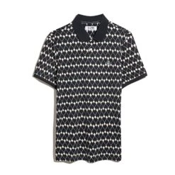 Original Penguin Flags Print Polo Shirt In Dark Sapphire(Flags Print Polo Shirt Blue Opkf2520gp 413) 9 Original Penguin Flags Print Polo Shirt In Dark Sapphire(Flags Print Polo Shirt Blue Opkf2520gp 413) -Original Penguin Outlet OPKF2520 413 alt4