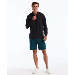 Original Penguin Sticker Pete Tipped Long Sleeve Polo Shirt In Dark Sapphire(Sticker Pete Tipped Long Sleeve Polo Shirt Blue Opkf2522gp 413) 9 Original Penguin Sticker Pete Tipped Long Sleeve Polo Shirt In Dark Sapphire(Sticker Pete Tipped Long Sleeve Polo Shirt Blue Opkf2522gp 413) -Original Penguin Outlet OPKF2522 413 alt3