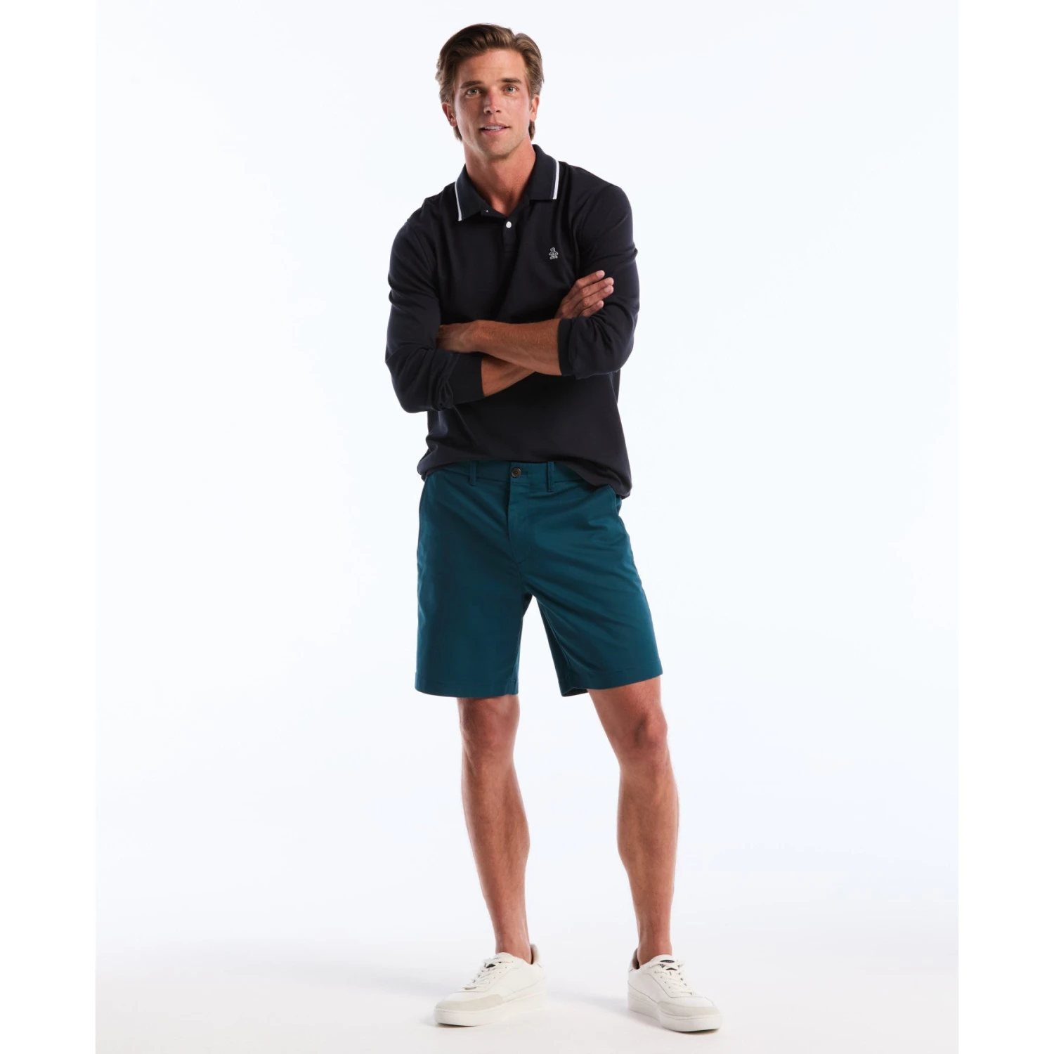 Original Penguin Sticker Pete Tipped Long Sleeve Polo Shirt In Dark Sapphire(Sticker Pete Tipped Long Sleeve Polo Shirt Blue Opkf2522gp 413) 5 Original Penguin Sticker Pete Tipped Long Sleeve Polo Shirt In Dark Sapphire(Sticker Pete Tipped Long Sleeve Polo Shirt Blue Opkf2522gp 413) - Image 5