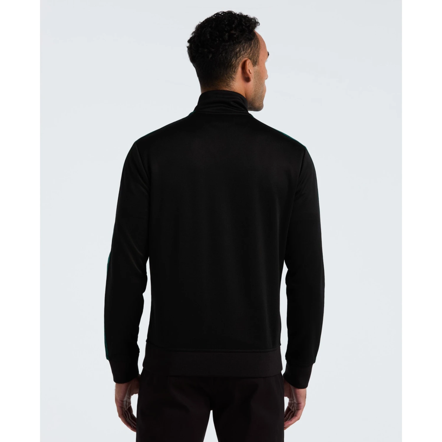 Original Penguin Double Knit Track Jacket In True Black(Double Knit Track Jacket Black Opkf2524gp 010) 2 Original Penguin Double Knit Track Jacket In True Black(Double Knit Track Jacket Black Opkf2524gp 010) - Image 2