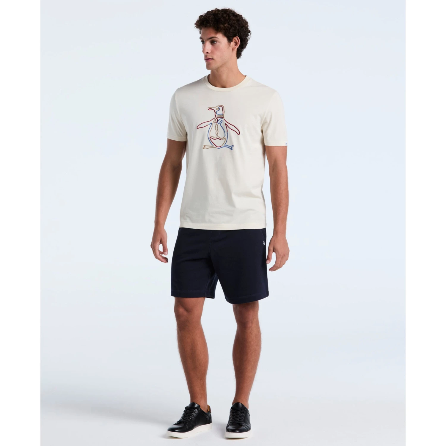 Original Penguin Outline Pete Graphic T-Shirt In Birch(Outline Pete Graphic T Shirt Beige Opkf2559gp 252) 4 Original Penguin Outline Pete Graphic T-Shirt In Birch(Outline Pete Graphic T Shirt Beige Opkf2559gp 252) - Image 4