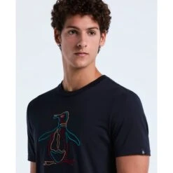 Original Penguin Outline Pete Graphic T-Shirt In Dark Sapphire(Outline Pete Graphic T Shirt Blue Opkf2559gp 413) 7 Original Penguin Outline Pete Graphic T-Shirt In Dark Sapphire(Outline Pete Graphic T Shirt Blue Opkf2559gp 413) -Original Penguin Outlet OPKF2559 413 alt2