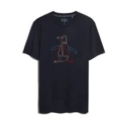 Original Penguin Outline Pete Graphic T-Shirt In Dark Sapphire(Outline Pete Graphic T Shirt Blue Opkf2559gp 413) 9 Original Penguin Outline Pete Graphic T-Shirt In Dark Sapphire(Outline Pete Graphic T Shirt Blue Opkf2559gp 413) -Original Penguin Outlet OPKF2559 413 alt4