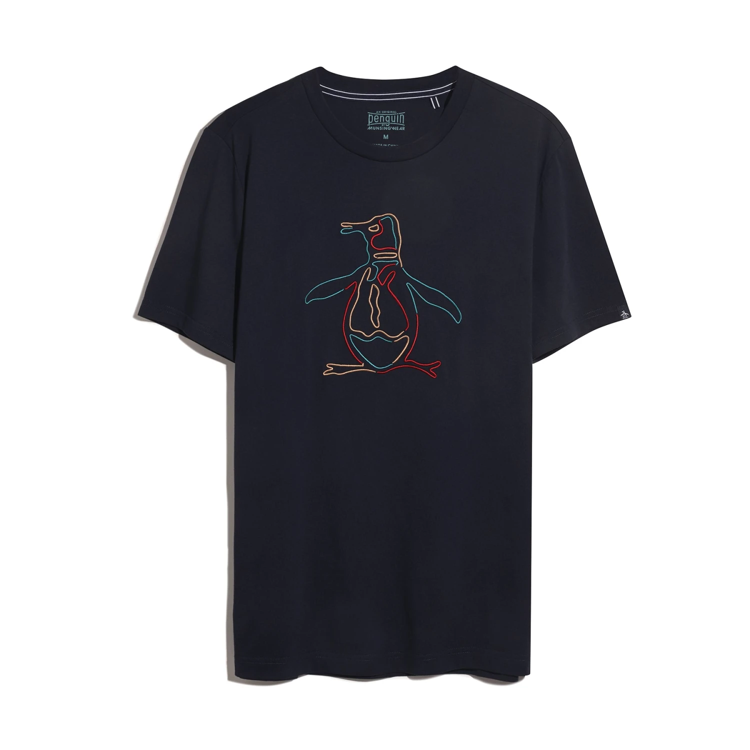 Original Penguin Outline Pete Graphic T-Shirt In Dark Sapphire(Outline Pete Graphic T Shirt Blue Opkf2559gp 413) 5 Original Penguin Outline Pete Graphic T-Shirt In Dark Sapphire(Outline Pete Graphic T Shirt Blue Opkf2559gp 413) - Image 5