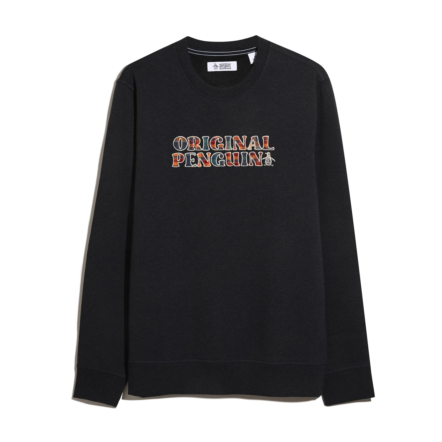 Original Penguin Plaid Logo Graphic Sweatshirt In Sapphire Heather(Plaid Logo Graphic Sweatshirt Blue Opkf2560gp 478) 5 Original Penguin Plaid Logo Graphic Sweatshirt In Sapphire Heather(Plaid Logo Graphic Sweatshirt Blue Opkf2560gp 478) - Image 5