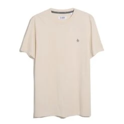 Original Penguin Pin Point Embroidered Logo T-Shirt In Birch(Pin Point Embroidered Logo T Shirt Beige Opkf5903gp 252) 11 Original Penguin Pin Point Embroidered Logo T-Shirt In Birch(Pin Point Embroidered Logo T Shirt Beige Opkf5903gp 252) -Original Penguin Outlet OPKF5903 252 alt5