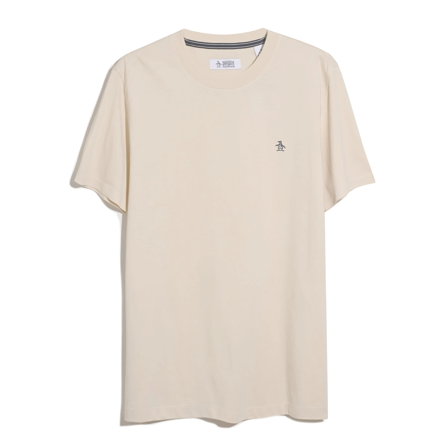 Original Penguin Pin Point Embroidered Logo T-Shirt In Birch(Pin Point Embroidered Logo T Shirt Beige Opkf5903gp 252) 6 Original Penguin Pin Point Embroidered Logo T-Shirt In Birch(Pin Point Embroidered Logo T Shirt Beige Opkf5903gp 252) - Image 6