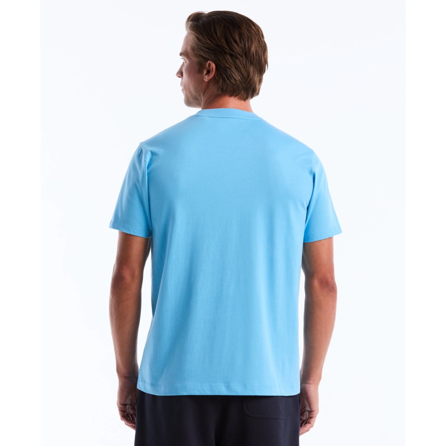 Original Penguin Pin Point Embroidered Logo T-Shirt In Bonnie Blue(Pin Point Embroidered Logo T Shirt Blue Opkf5903gp 456) 2 Original Penguin Pin Point Embroidered Logo T-Shirt In Bonnie Blue(Pin Point Embroidered Logo T Shirt Blue Opkf5903gp 456) - Image 2