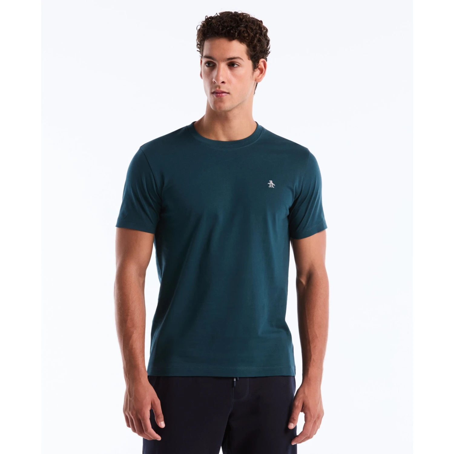 Original Penguin Pin Point Embroidered Logo T-Shirt In Reflecting Pond(Pin Point Embroidered Logo T Shirt Green Opkf5903gp 470) 1 Original Penguin Pin Point Embroidered Logo T-Shirt In Reflecting Pond(Pin Point Embroidered Logo T Shirt Green Opkf5903gp 470)