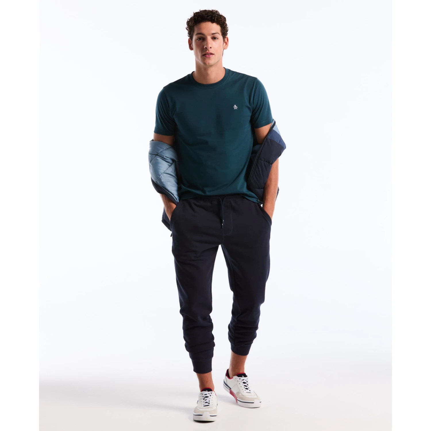 Original Penguin Pin Point Embroidered Logo T-Shirt In Reflecting Pond(Pin Point Embroidered Logo T Shirt Green Opkf5903gp 470) 5 Original Penguin Pin Point Embroidered Logo T-Shirt In Reflecting Pond(Pin Point Embroidered Logo T Shirt Green Opkf5903gp 470) - Image 5