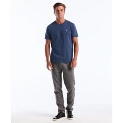 Original Penguin Pin Point Embroidered Logo T-Shirt In Sargasso Sea(Pin Point Embroidered Logo T Shirt Blue Opkf5903gp 485) 10 Original Penguin Pin Point Embroidered Logo T-Shirt In Sargasso Sea(Pin Point Embroidered Logo T Shirt Blue Opkf5903gp 485) -Original Penguin Outlet OPKF5903 485 alt3