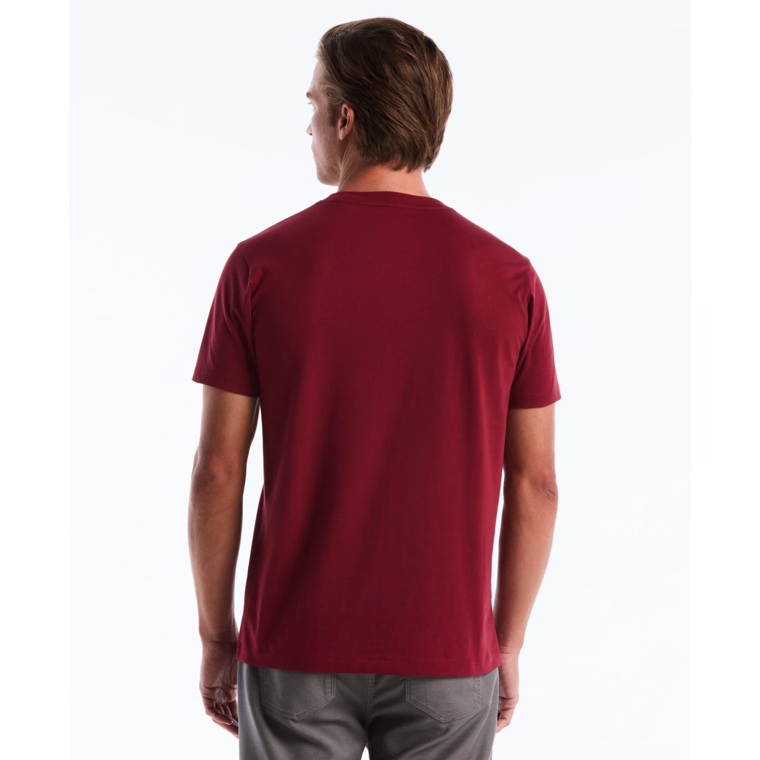 Original Penguin Pin Point Embroidered Logo T-Shirt In Cabernet(Pin Point Embroidered Logo T Shirt Red Opkf5903gp 605) 2 Original Penguin Pin Point Embroidered Logo T-Shirt In Cabernet(Pin Point Embroidered Logo T Shirt Red Opkf5903gp 605) - Image 2