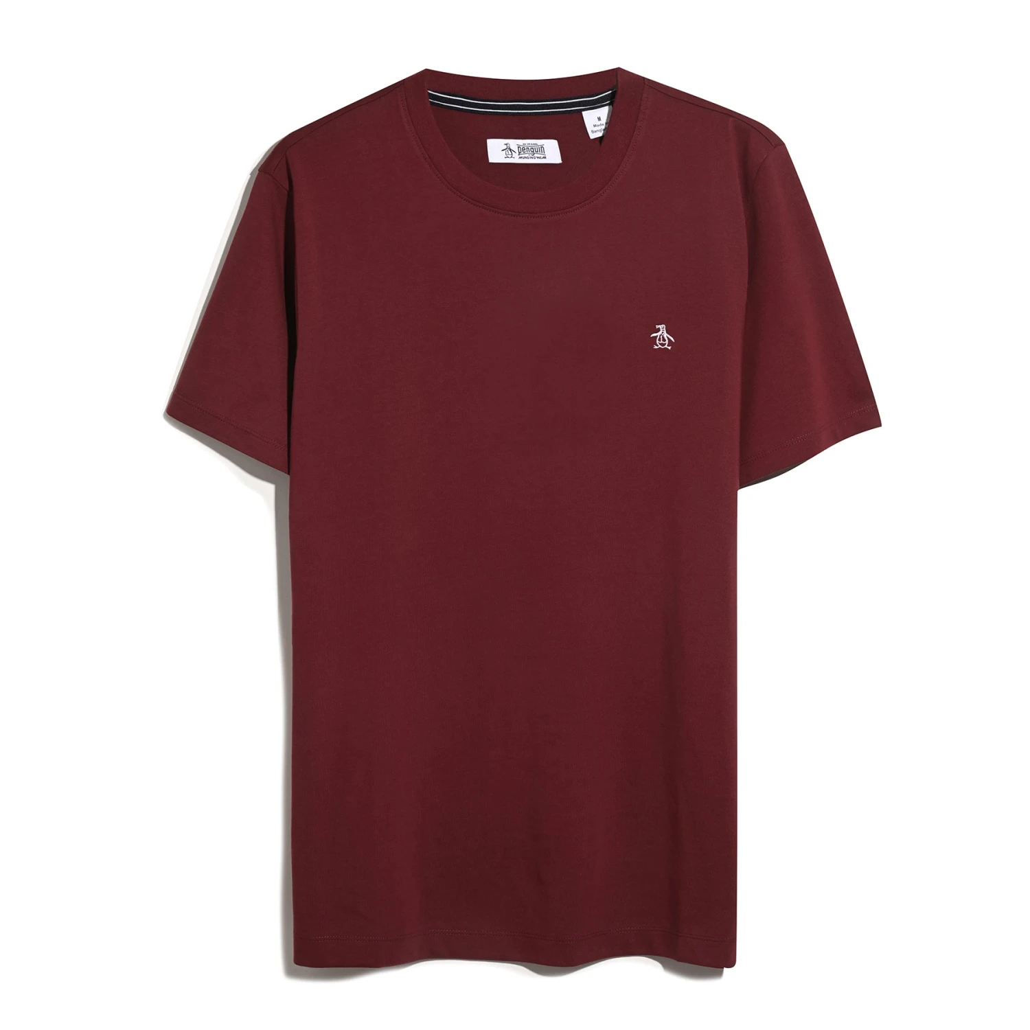 Original Penguin Pin Point Embroidered Logo T-Shirt In Cabernet(Pin Point Embroidered Logo T Shirt Red Opkf5903gp 605) 7 Original Penguin Pin Point Embroidered Logo T-Shirt In Cabernet(Pin Point Embroidered Logo T Shirt Red Opkf5903gp 605) - Image 7