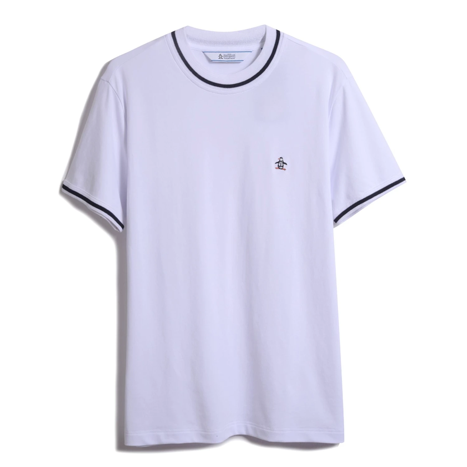 Original Penguin Icons Pique T-Shirt In Bright White(Organic Cotton Pique Tee White Opkm3503gp 118) 3 Original Penguin Icons Pique T-Shirt In Bright White(Organic Cotton Pique Tee White Opkm3503gp 118) - Image 3