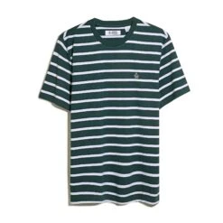 Original Penguin Breton Striped T-Shirt In Reflecting Pond(Breton Striped T Shirt Blue Opks3720gp 470) 9 Original Penguin Breton Striped T-Shirt In Reflecting Pond(Breton Striped T Shirt Blue Opks3720gp 470) -Original Penguin Outlet OPKS3720 470 alt4