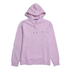Original Penguin Sticker Pete Pullover Fleece Hoodie In Parfait Pink(Sticker Pete Pullover Fleece Hoodie Pink Opks5711gp 673) -Original Penguin Outlet OPKS5711 673