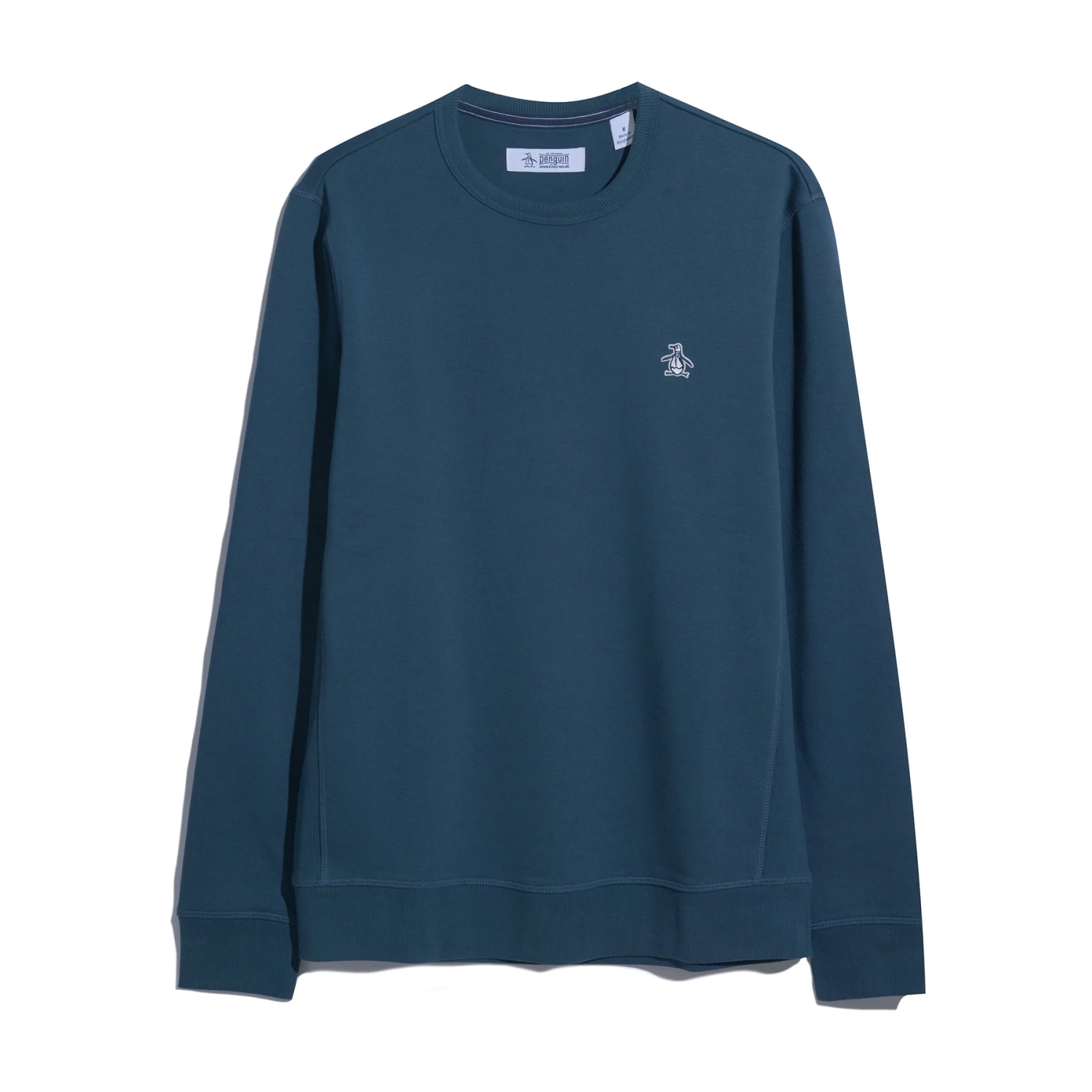 Original Penguin Sticker Pete Fleece Crew Neck Sweatshirt In Blue Wing Teal(Sticker Pete Fleece Crew Neck Sweatshirt Blue Opks5712gp 415) 3 Original Penguin Sticker Pete Fleece Crew Neck Sweatshirt In Blue Wing Teal(Sticker Pete Fleece Crew Neck Sweatshirt Blue Opks5712gp 415) - Image 3