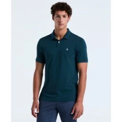Original Penguin Daddy Pique Polo Shirt In Reflecting Pond(Daddy Pique Polo Shirt Blue Opksb015gp 470)