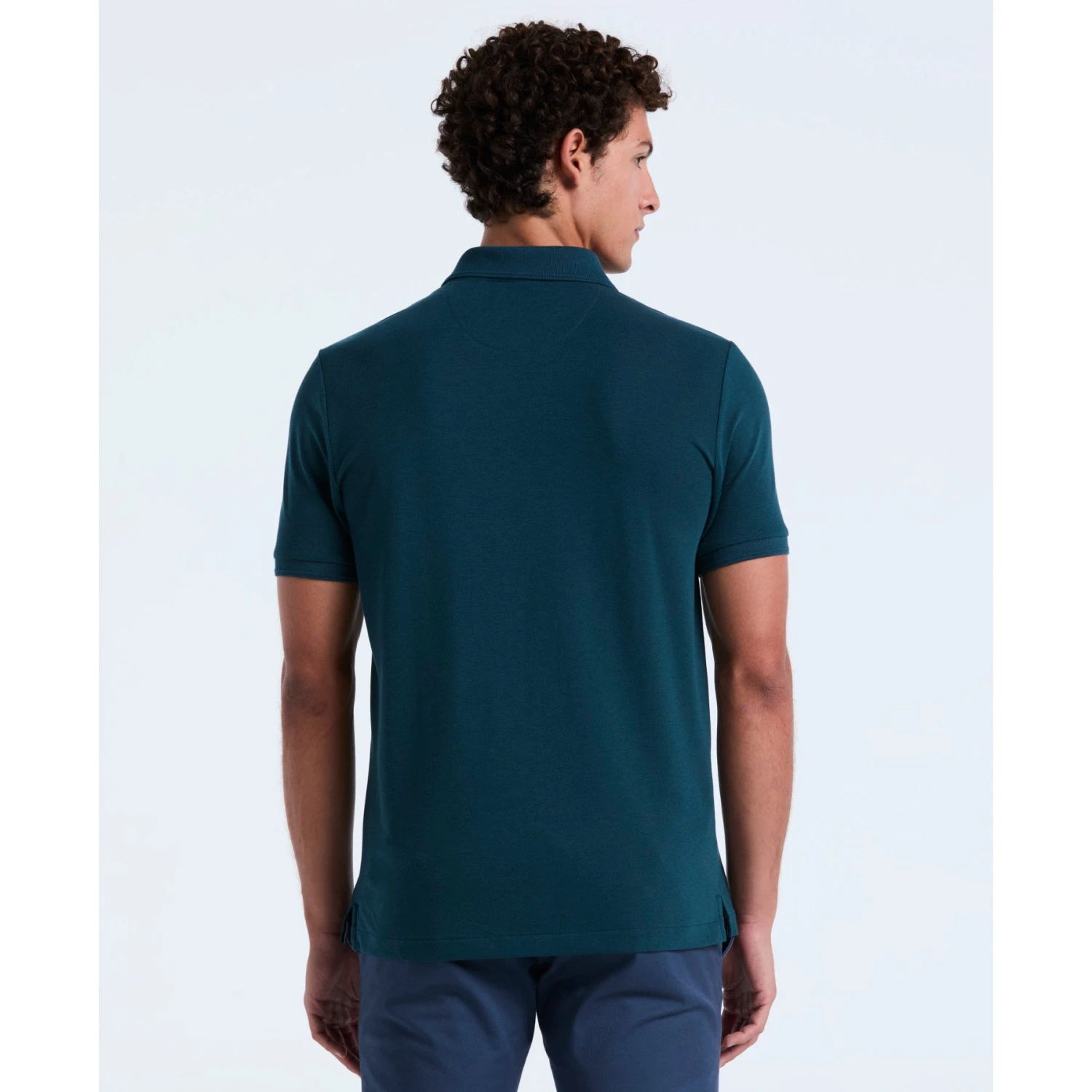 Original Penguin Daddy Pique Polo Shirt In Reflecting Pond(Daddy Pique Polo Shirt Blue Opksb015gp 470) 2 Original Penguin Daddy Pique Polo Shirt In Reflecting Pond(Daddy Pique Polo Shirt Blue Opksb015gp 470) - Image 2