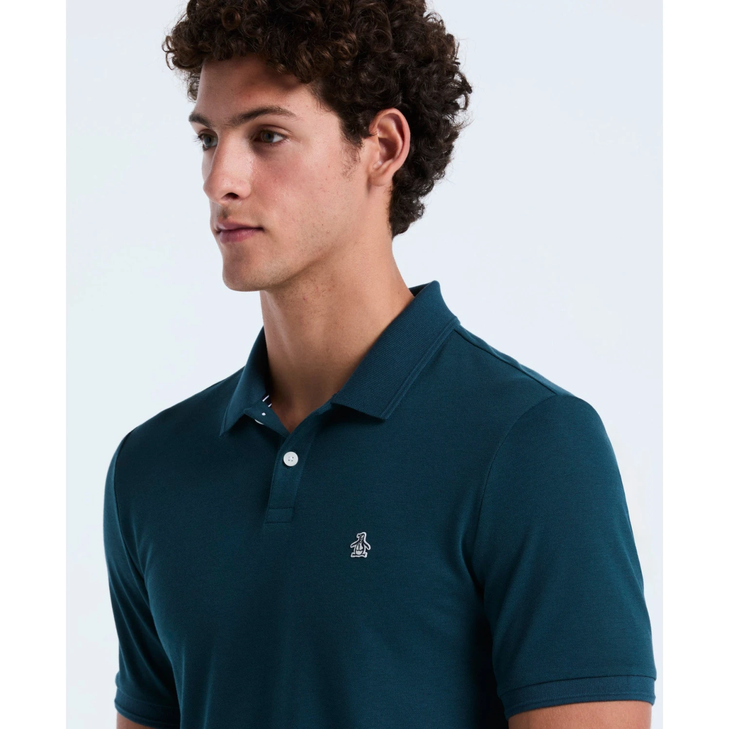 Original Penguin Daddy Pique Polo Shirt In Reflecting Pond(Daddy Pique Polo Shirt Blue Opksb015gp 470) 3 Original Penguin Daddy Pique Polo Shirt In Reflecting Pond(Daddy Pique Polo Shirt Blue Opksb015gp 470) - Image 3