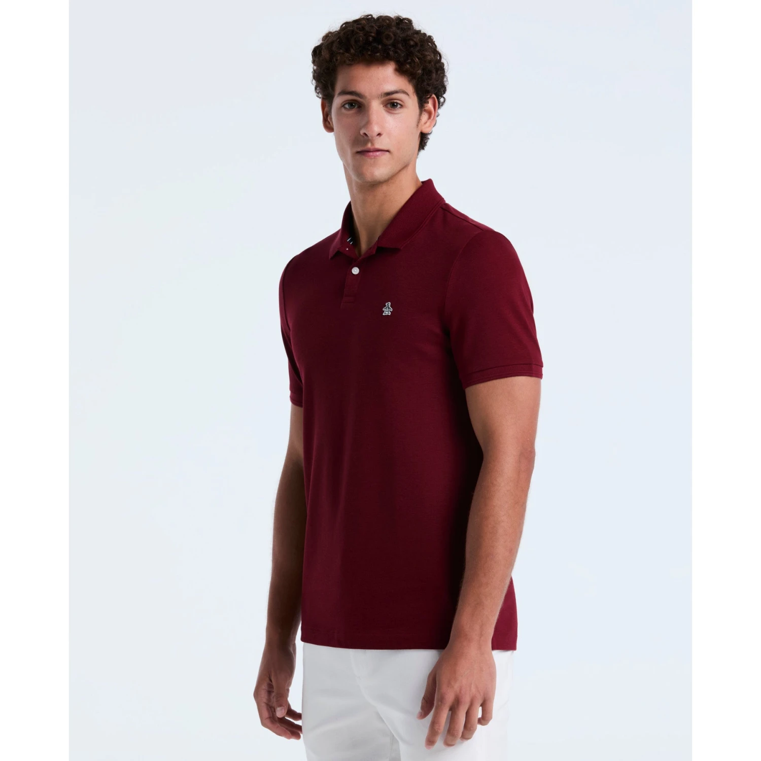 Original Penguin Daddy Pique Polo Shirt In Cabernet(Daddy Pique Polo Shirt Red Opksb015gp 605) 1 Original Penguin Daddy Pique Polo Shirt In Cabernet(Daddy Pique Polo Shirt Red Opksb015gp 605)