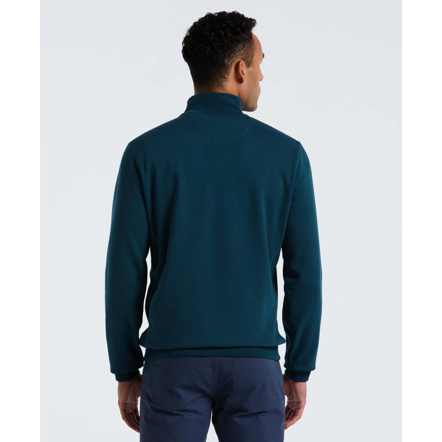 Original Penguin Sticker Pete Quarter Zip Sweatshirt In Reflecting Pond(Sticker Pete Quarter Zip Sweatshirt Blue Opksb044gp 470) 2 Original Penguin Sticker Pete Quarter Zip Sweatshirt In Reflecting Pond(Sticker Pete Quarter Zip Sweatshirt Blue Opksb044gp 470) - Image 2