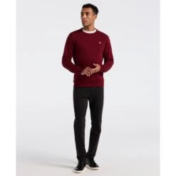 Original Penguin Sticker Pete Sweatshirt In Cabernet(Sticker Pete Sweatshirt Red Opksb404gp 605) 8 Original Penguin Sticker Pete Sweatshirt In Cabernet(Sticker Pete Sweatshirt Red Opksb404gp 605) -Original Penguin Outlet OPKSB404 605 alt3