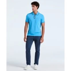 Original Penguin Earl Pique Polo Shirt In Bonnie Blue(Earl Pique Polo Shirt Blue Opksb690gp 456) 8 Original Penguin Earl Pique Polo Shirt In Bonnie Blue(Earl Pique Polo Shirt Blue Opksb690gp 456) -Original Penguin Outlet OPKSB690 456 alt3