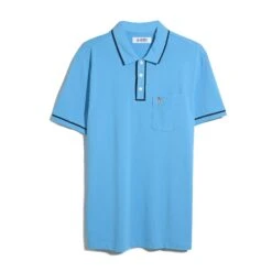 Original Penguin Earl Pique Polo Shirt In Bonnie Blue(Earl Pique Polo Shirt Blue Opksb690gp 456) 9 Original Penguin Earl Pique Polo Shirt In Bonnie Blue(Earl Pique Polo Shirt Blue Opksb690gp 456) -Original Penguin Outlet OPKSB690 456 alt4