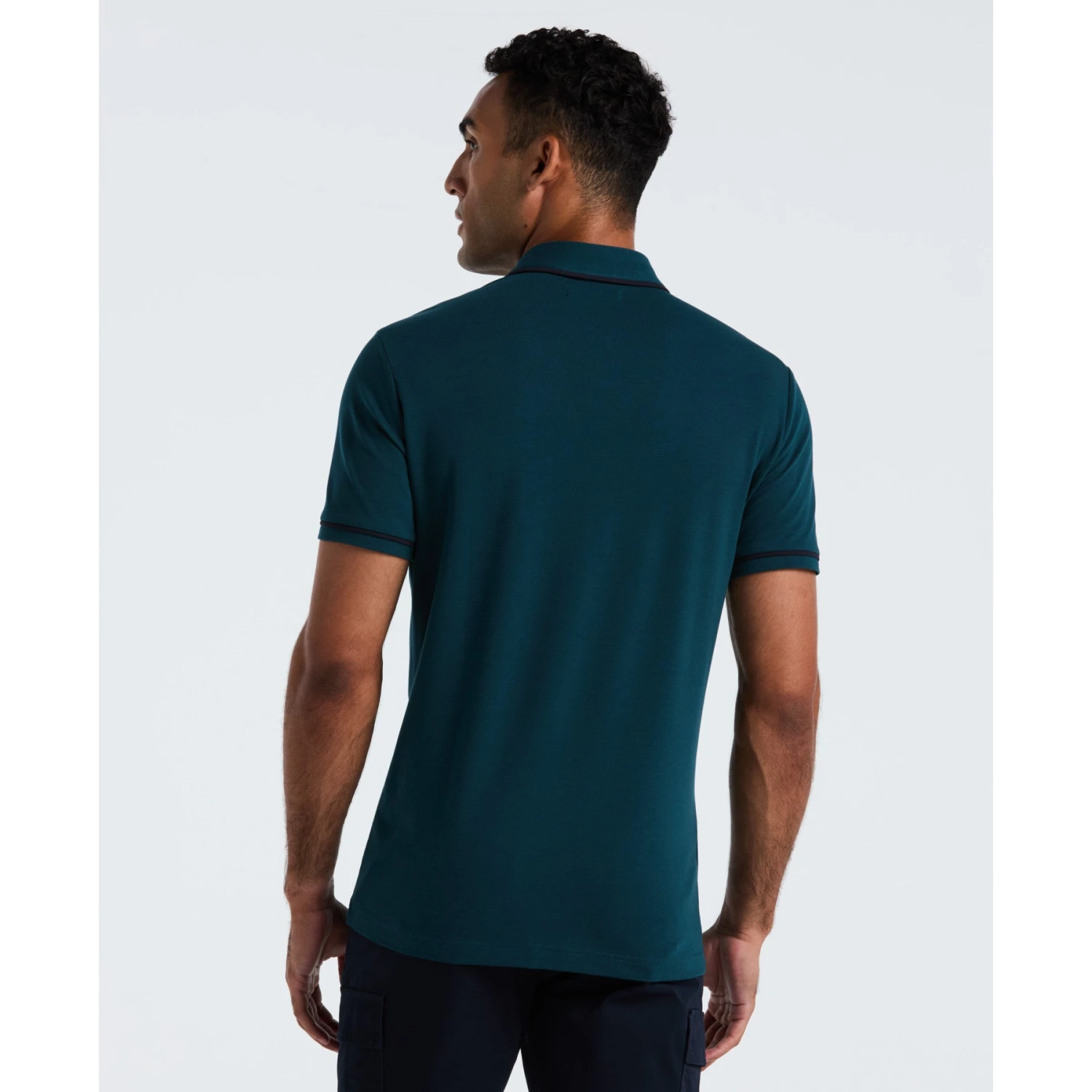 Original Penguin Earl Pique Polo Shirt In Reflecting Pond(Earl Pique Polo Shirt Blue Opksb690gp 470) 2 Original Penguin Earl Pique Polo Shirt In Reflecting Pond(Earl Pique Polo Shirt Blue Opksb690gp 470) - Image 2