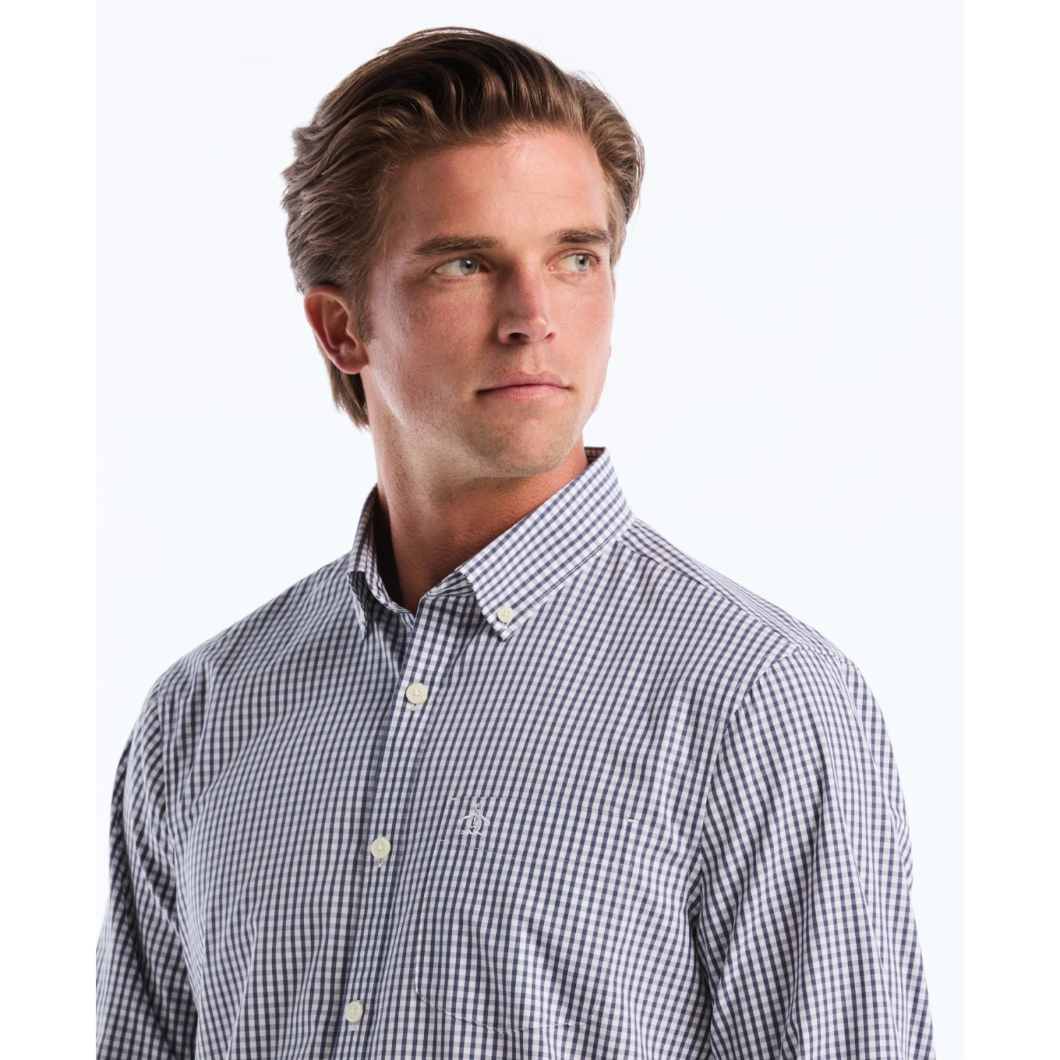 Original Penguin Gingham Shirt In Sargasso Sea(Gingham Shirt Blue Opwb0023gp 485) 3 Original Penguin Gingham Shirt In Sargasso Sea(Gingham Shirt Blue Opwb0023gp 485) - Image 3