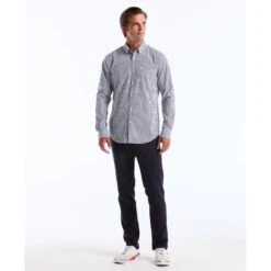 Original Penguin Gingham Shirt In Sargasso Sea(Gingham Shirt Blue Opwb0023gp 485) 9 Original Penguin Gingham Shirt In Sargasso Sea(Gingham Shirt Blue Opwb0023gp 485) -Original Penguin Outlet OPWB0023 485 alt3