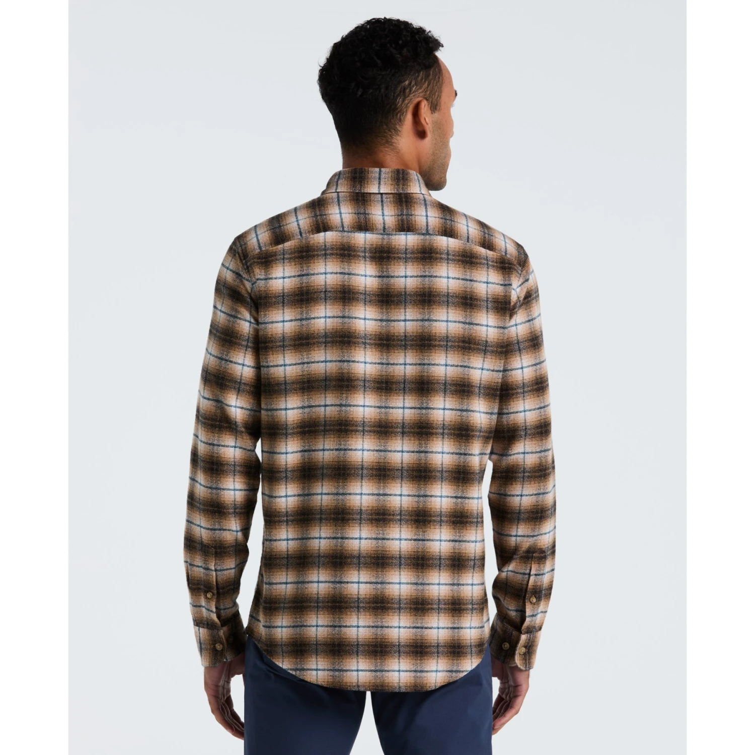 Original Penguin Plaid Flannel Shirt In Tigers Eye(Plaid Flannel Shirt Brown Opwf2517gp 218) 2 Original Penguin Plaid Flannel Shirt In Tigers Eye(Plaid Flannel Shirt Brown Opwf2517gp 218) - Image 2
