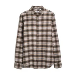 Original Penguin Plaid Flannel Shirt In Tigers Eye(Plaid Flannel Shirt Brown Opwf2517gp 218) 9 Original Penguin Plaid Flannel Shirt In Tigers Eye(Plaid Flannel Shirt Brown Opwf2517gp 218) -Original Penguin Outlet OPWF2517 218 alt4