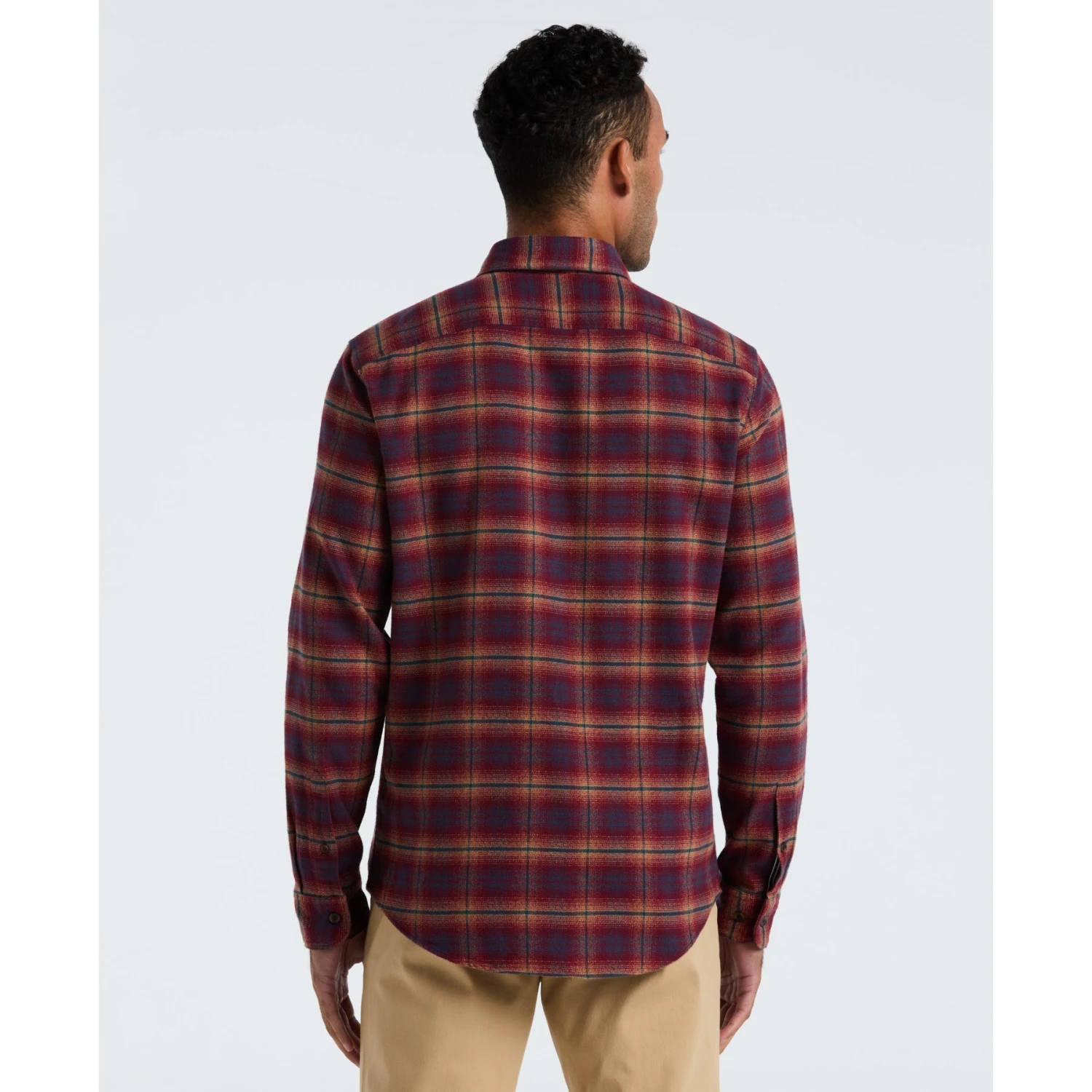 Original Penguin Plaid Flannel Shirt In Cabernet(Plaid Flannel Shirt Red Opwf2517gp 605) 2 Original Penguin Plaid Flannel Shirt In Cabernet(Plaid Flannel Shirt Red Opwf2517gp 605) - Image 2