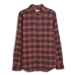 Original Penguin Plaid Flannel Shirt In Cabernet(Plaid Flannel Shirt Red Opwf2517gp 605) 9 Original Penguin Plaid Flannel Shirt In Cabernet(Plaid Flannel Shirt Red Opwf2517gp 605) -Original Penguin Outlet OPWF2517 605 alt4