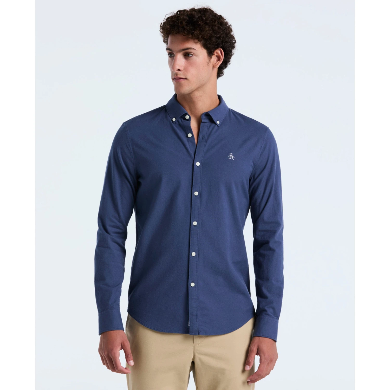 Original Penguin Oxford Shirt In Sargasso Sea(Oxford Shirt Blue Opwsb035gp 485) 1 Original Penguin Oxford Shirt In Sargasso Sea(Oxford Shirt Blue Opwsb035gp 485)
