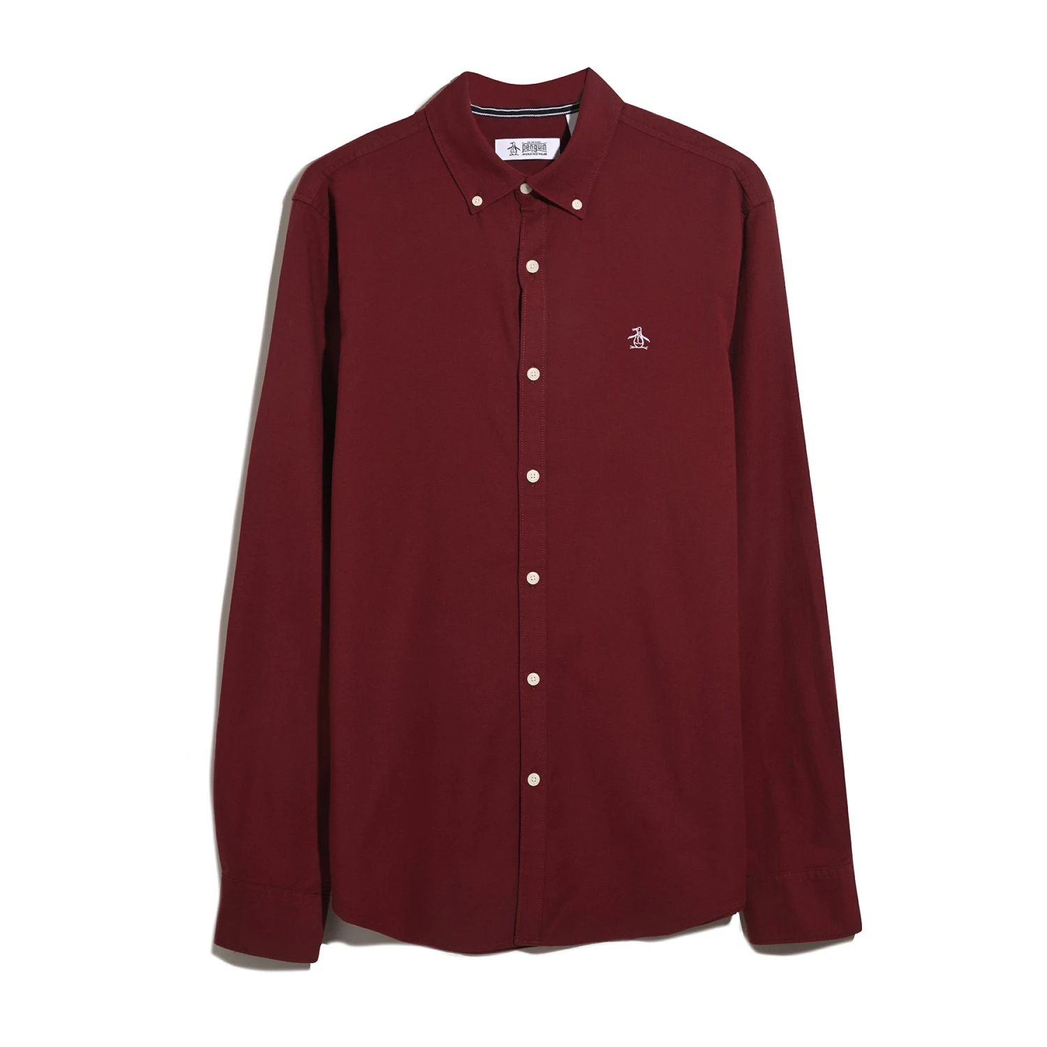 Original Penguin Oxford Shirt In Cabernet(Oxford Shirt Red Opwsb035gp 605) 5 Original Penguin Oxford Shirt In Cabernet(Oxford Shirt Red Opwsb035gp 605) - Image 5
