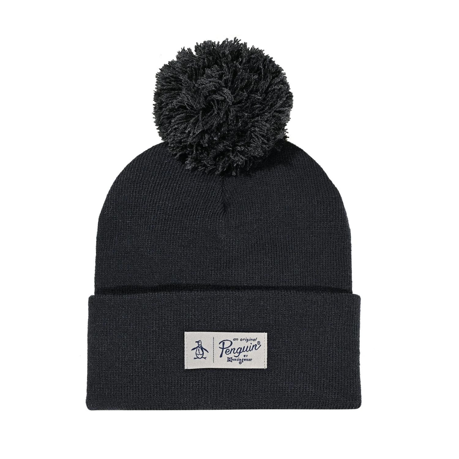 Original Penguin Mathew Classic Bobble Hat In Black(Matthew Classic Knit Bobble Hat Black Penop019gp 002) 2 Original Penguin Mathew Classic Bobble Hat In Black(Matthew Classic Knit Bobble Hat Black Penop019gp 002) - Image 2