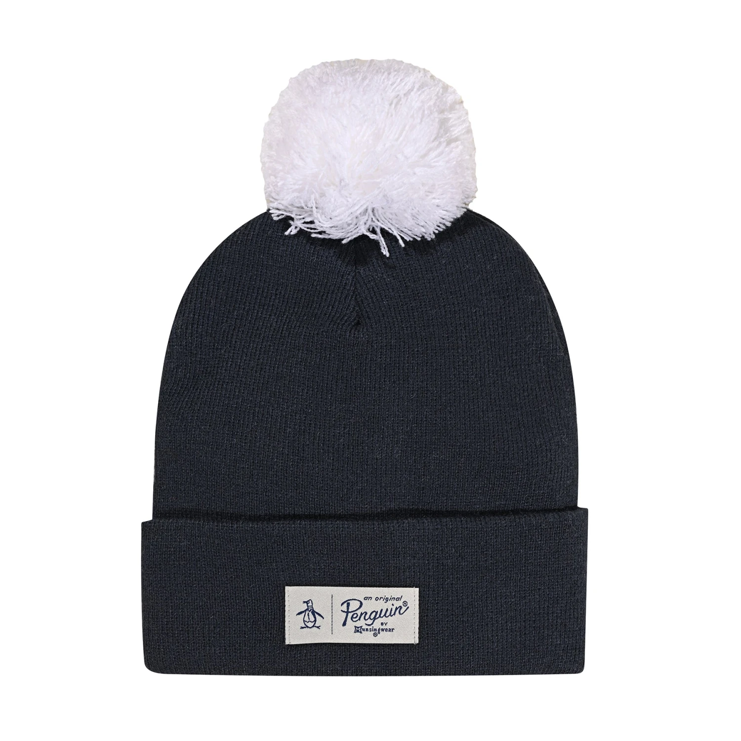 Original Penguin Mathew Classic Bobble Hat In Navy(Matthew Classic Knit Bobble Hat Blue Penop019gp 447) 1 Original Penguin Mathew Classic Bobble Hat In Navy(Matthew Classic Knit Bobble Hat Blue Penop019gp 447)